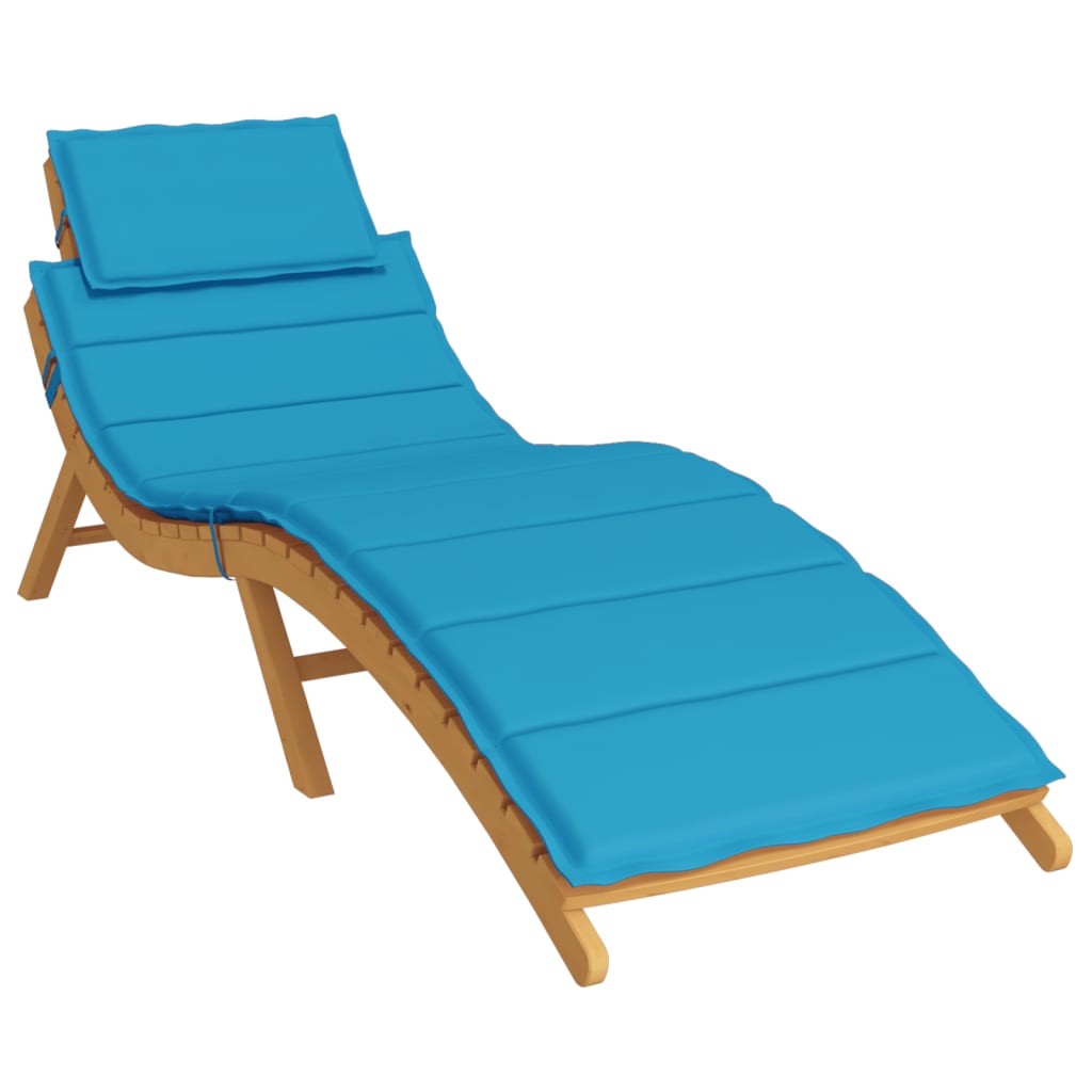 VidaXL lounger cushion 186x58x3 cm Oxford fabric blue