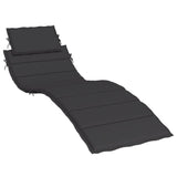 VidaXL lounger cushion 186x58x3 cm Oxford fabric black