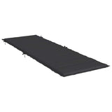 Vidaxl ligbedkussen 186x58x4 cm oxford stof zwart