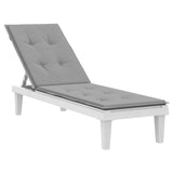 Vidaxl Patio CHAIR KUSHIONIOUN (75 + 105) X50X4 CM Grey