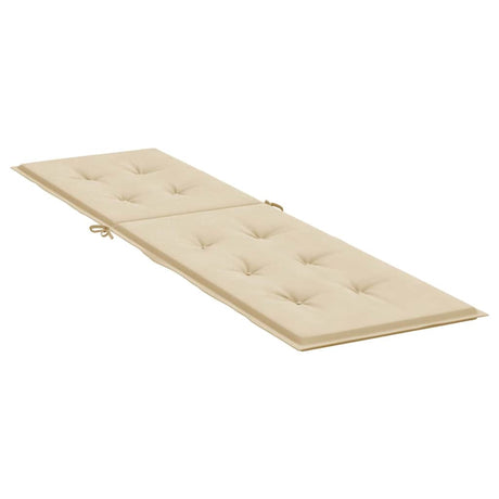 Vidaxl terrasstoelkussen (75+105)x50x4 cm beige