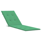 Vidaxl Patio Chair Cushion (75+105) x50x4 cm grønn