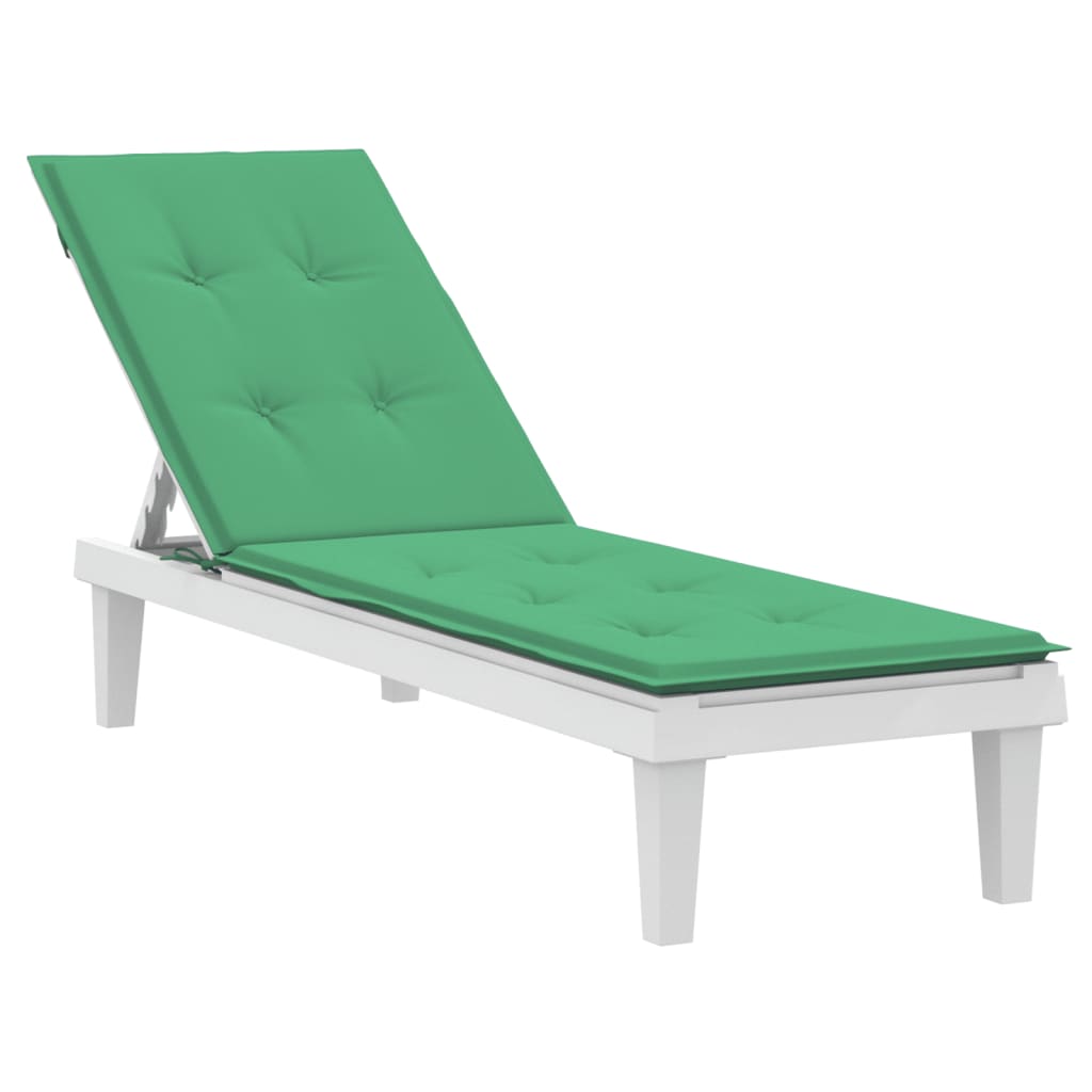 Vidaxl Patio Chair Cushion (75+105) x50x4 cm grønn