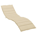 Vidaxl Lounger Blaphion 200x50x3 cm Oxford Fabric Beige