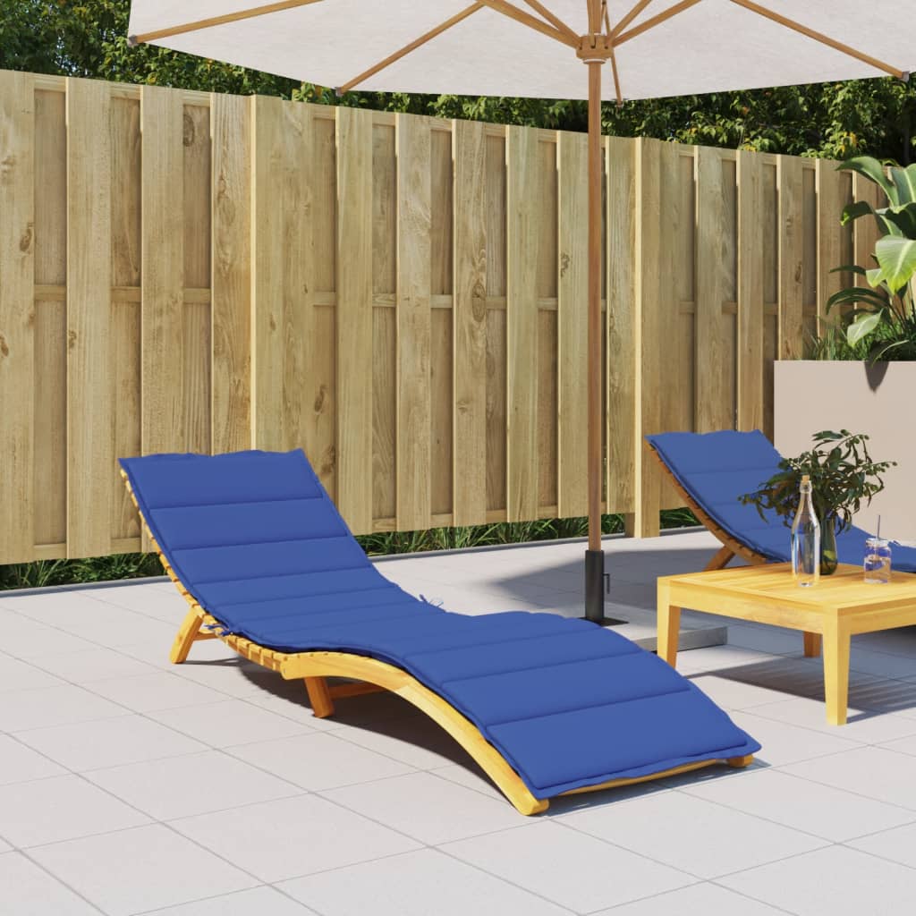 Vidaxl Lounger polštář 200x50x3 cm Oxfordská látka královská modrá