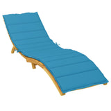 Vidaxl Lounger blazina 200x60x3 cm Oxford tkanina modra