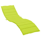 Vidaxl Lounger Blaphion 200x60x3 cm Oxford tkanina prozorna zelena