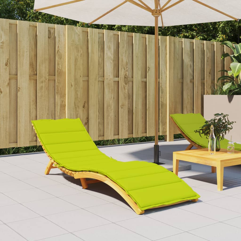 Vidaxl Lounger Blaphion 200x60x3 cm Oxford tkanina prozorna zelena