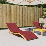 Vidaxl ligbedkussen 200x70x3 cm oxford stof wijnrood