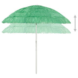 Vidaxl Strandparasol Hawaii 240 cm zelená