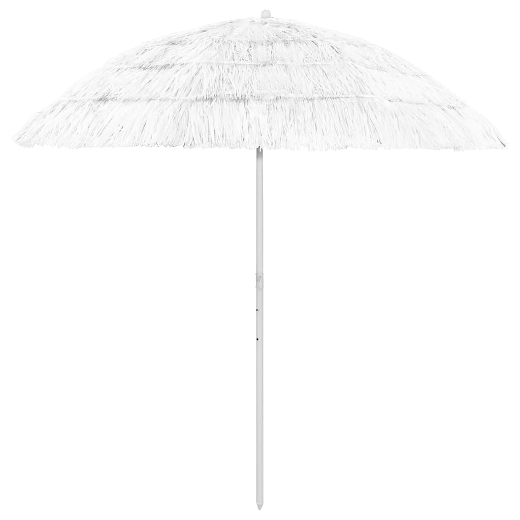 Vidaxl StrandParasol Hawaii 240 cm hvit