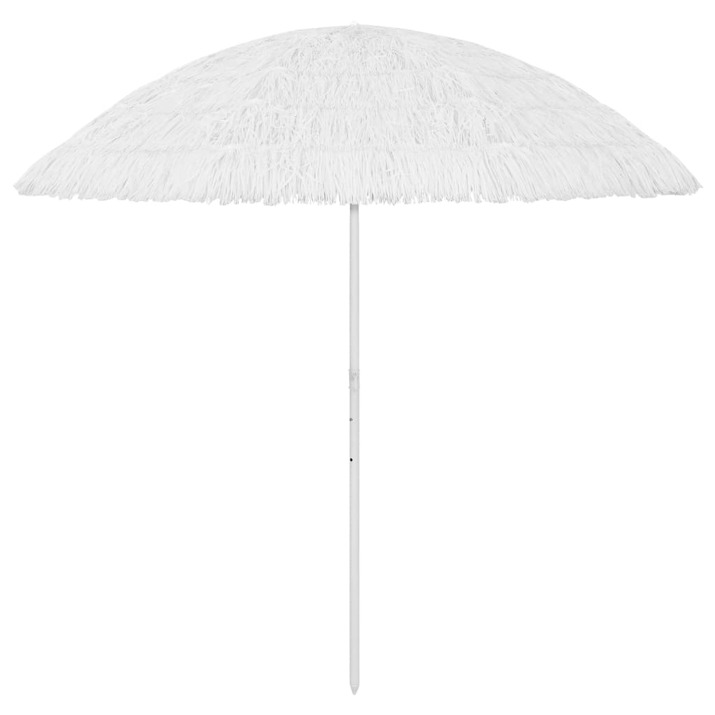 Vidaxl StrandParasol Hawaii 300 cm hvit