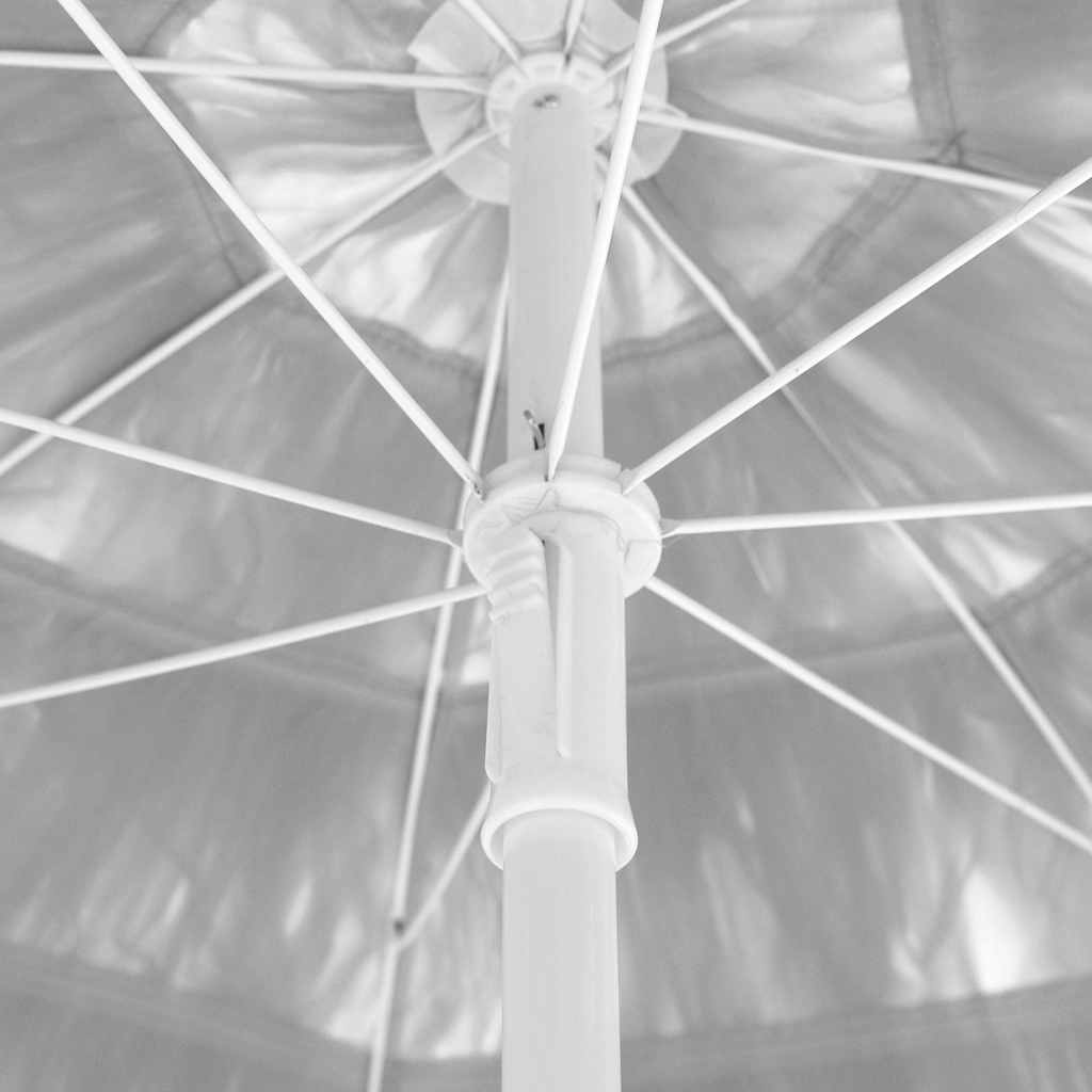 Vidaxl strandparasol hawaï 300 cm wit