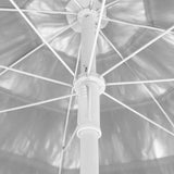 Vidaxl strandparasol hawaï 300 cm wit
