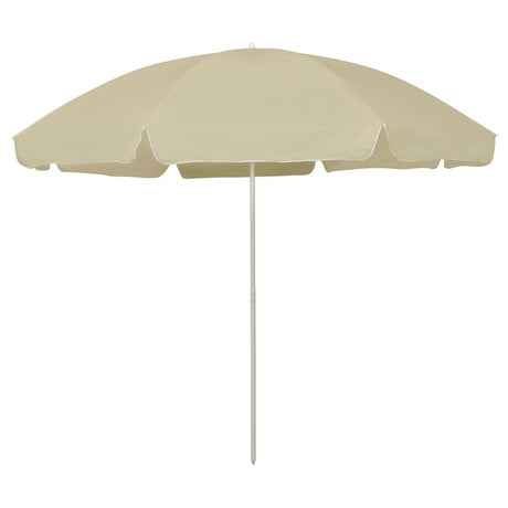Vidaxl strandparasol 300 cm zandgeel