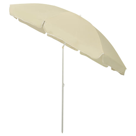 Vidaxl strandparasol 300 cm zandgeel