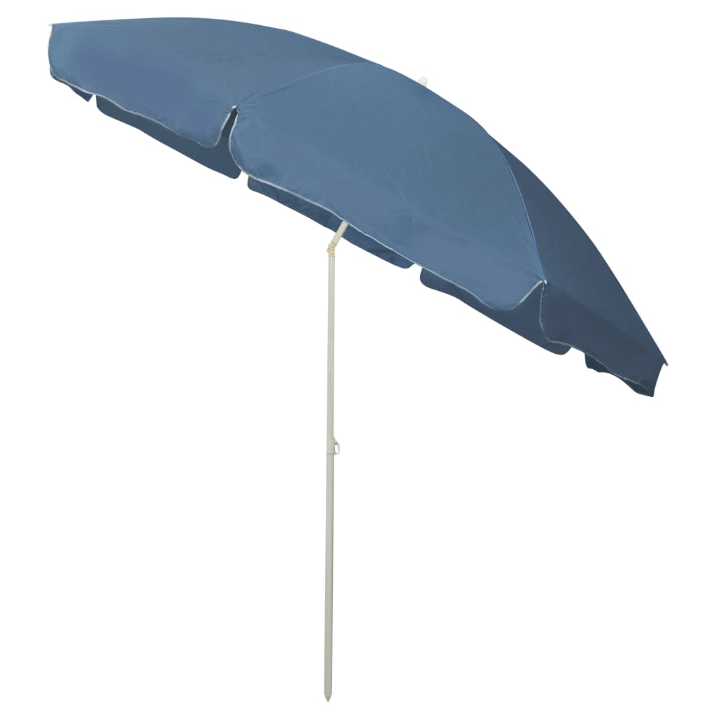 Vidaxl strandparasol 300 cm blauw