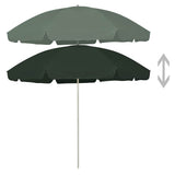 Vidaxl strandparasol 300 cm groen