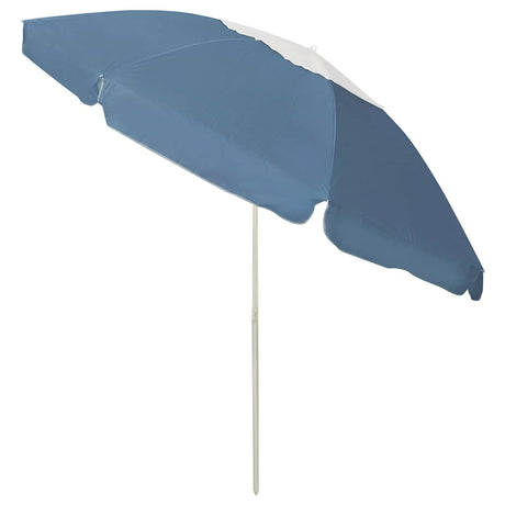 Vidaxl strandparasol 240 cm blauw