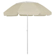 Vidaxl strandparasol 300 cm zandgeel