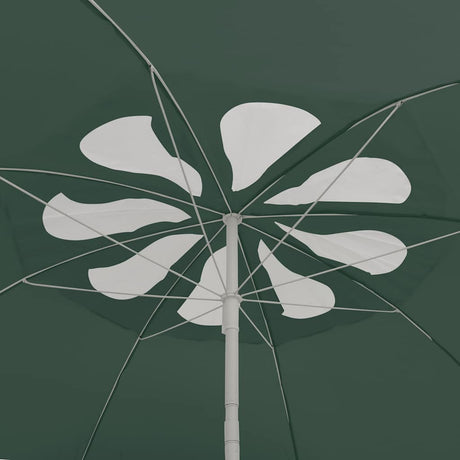 Vidaxl strandparasol 300 cm groen
