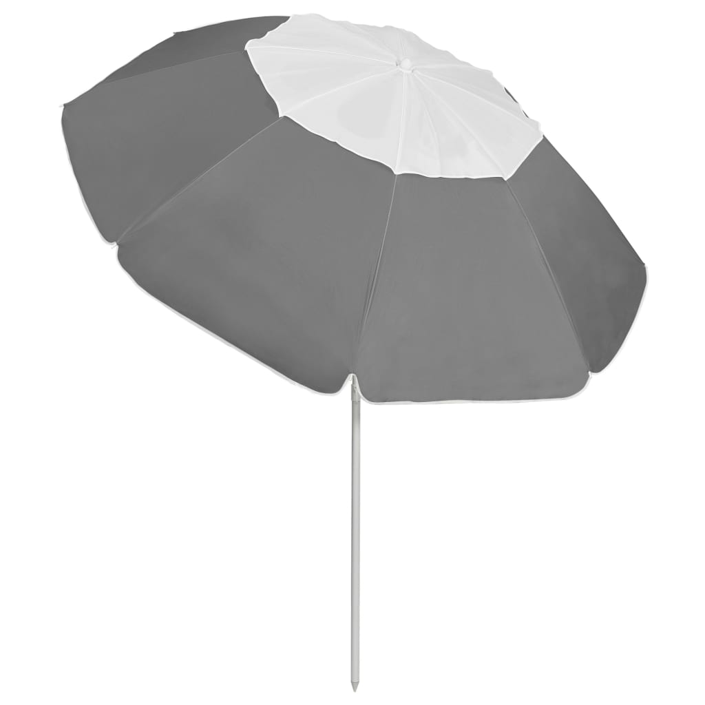 Vidaxl strandparasol 300 cm antracietkleurig