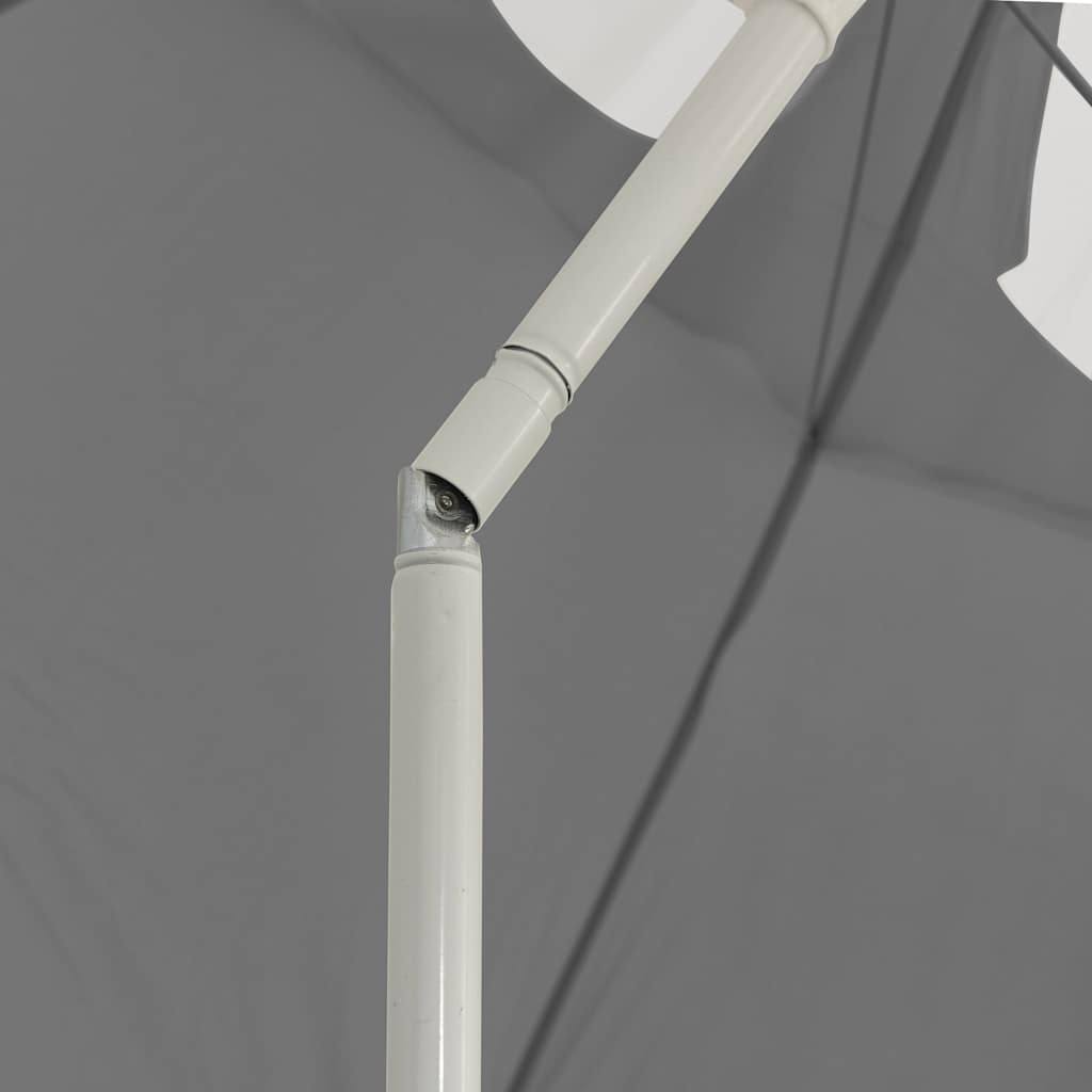 Vidaxl strandparasol 300 cm antracietkleurig