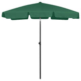 Vidaxl StrandParasol 180x120 cm grønn