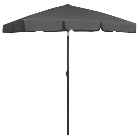 Vidaxl strandparasol 180x120 cm antracietkleurig
