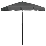 Vidaxl StrandParasol 180x120 cm Anthracite -färgad