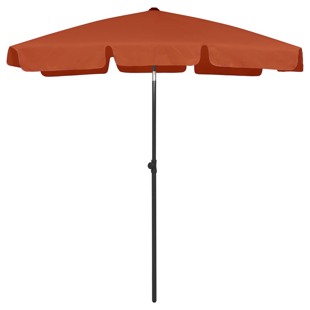 Vidaxl StrandParasol 180x120 cm terrakotta -farget