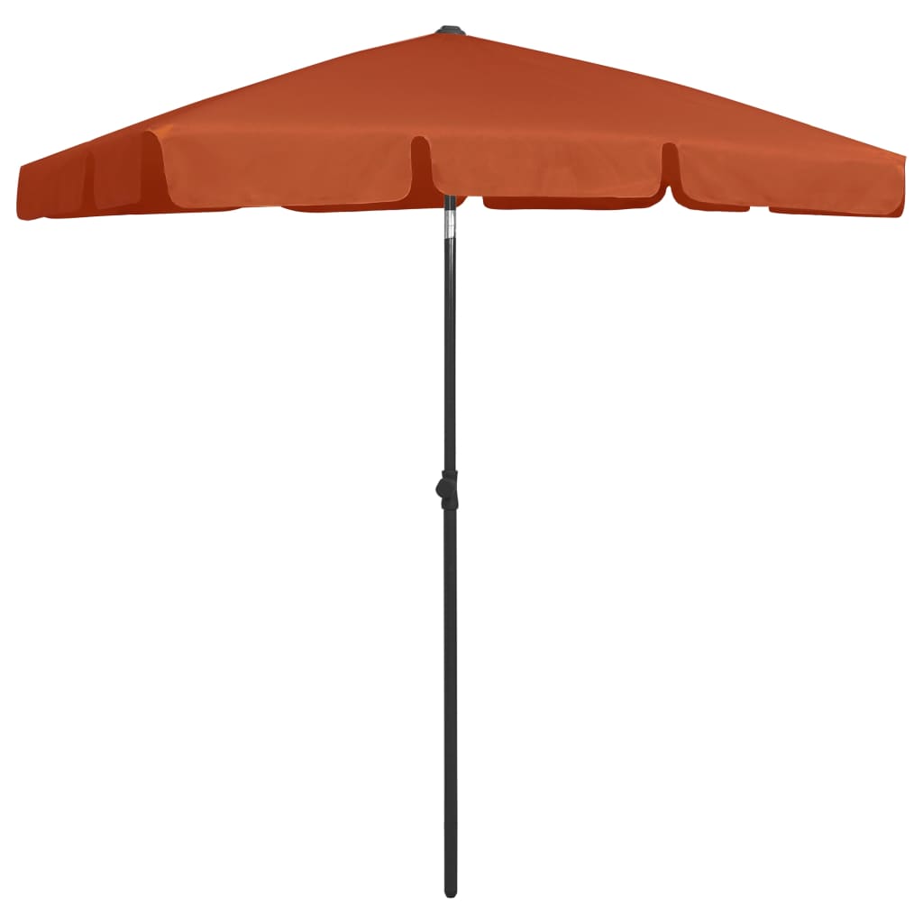 Vidaxl StrandParasol 180x120 cm terrakotta -farget