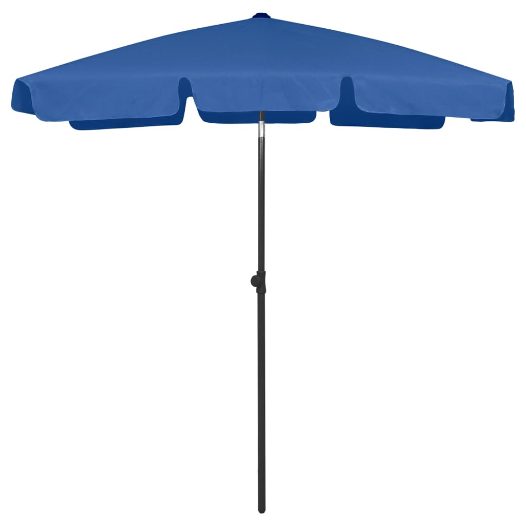 Vidaxl Strandparasol 180x120 cm Azure Blue