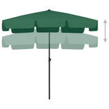 Vidaxl strandparasol 200x125 cm groen