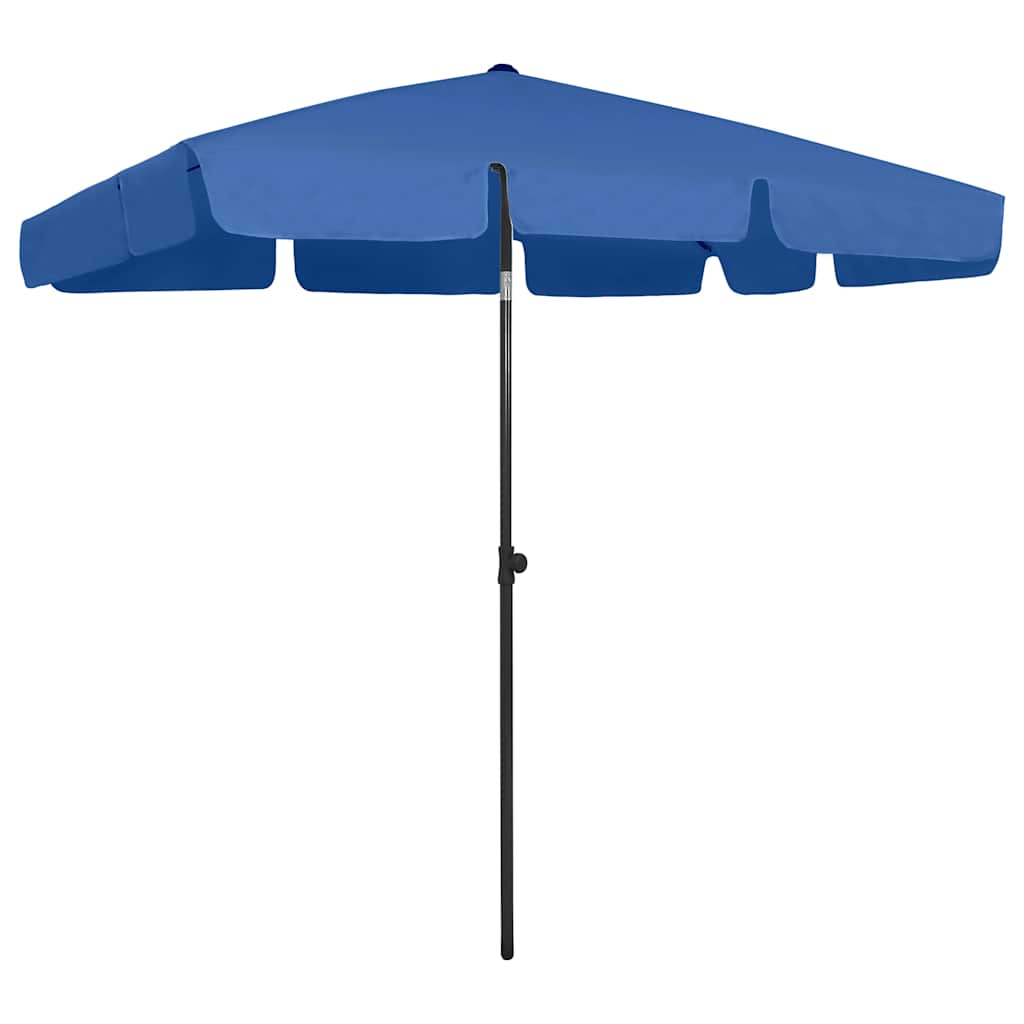 Vidaxl strandparasol 200x125 cm azuurblauw