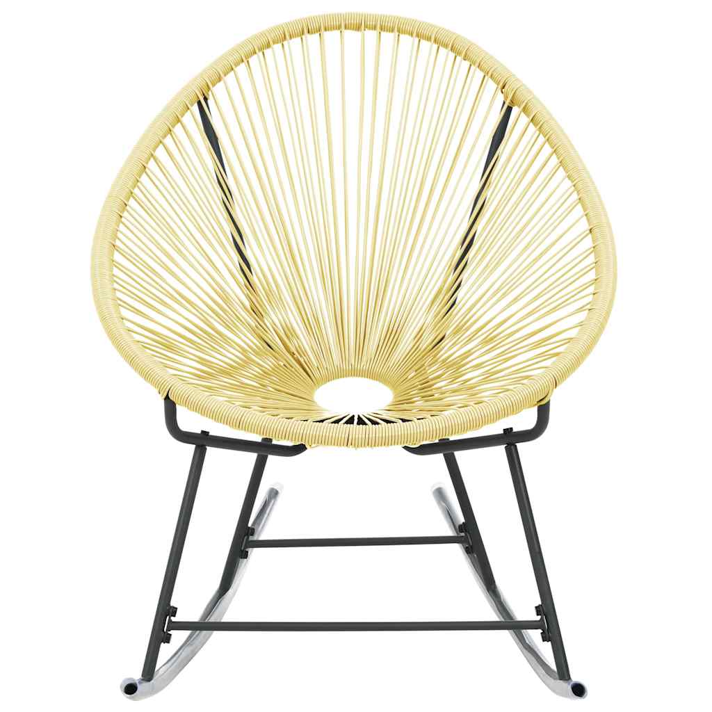 Vidaxl tuinstoel acapulco poly rattan beige