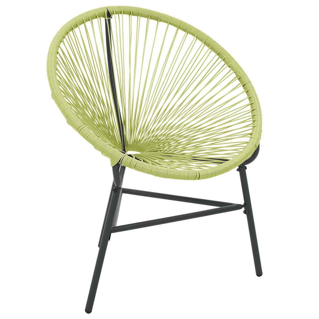 Vidaxl tuinstoel acapulco poly rattan groen