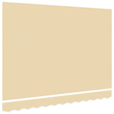Vidaxl vervangingsdoek voor luifel 500x350 cm polyester crèmekleurig