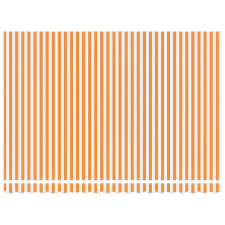 Vidaxl vervangingsdoek voor luifel 500x350 cm polyester geel en wit