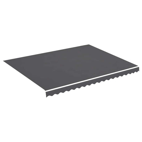 Vidaxl vervangingsdoek voor luifel 450x350 cm polyester antracietkleurig