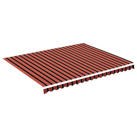 Vidaxl vervangingsdoek voor luifel 450x350 cm polyester oranje en bruin