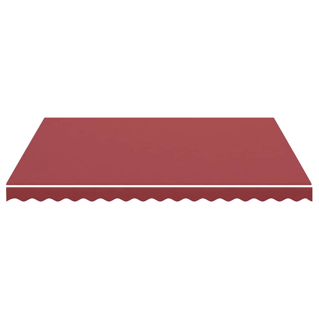 Vidaxl vervangingsdoek voor luifel 400x350 cm polyester bordeauxrood