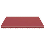 Vidaxl vervangingsdoek voor luifel 400x350 cm polyester bordeauxrood