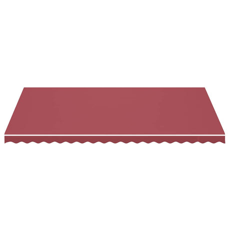 Vidaxl vervangingsdoek voor luifel 500x300 cm polyester bordeauxrood