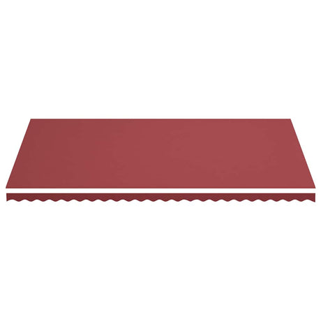 Vidaxl vervangingsdoek voor luifel 600x350 cm polyester bordeauxrood