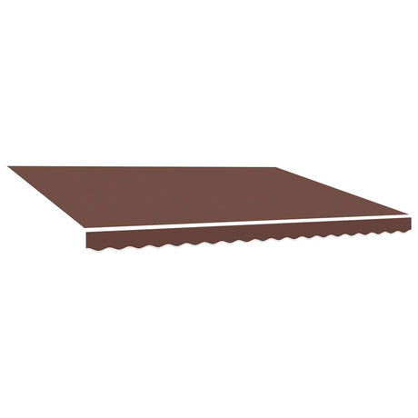 Vidaxl vervangingsdoek voor luifel 400x350 cm polyester bruin