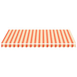 Vidaxl vervangingsdoek voor luifel 3,5x2,5 m geel en oranje