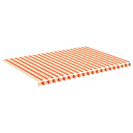 Vidaxl vervangingsdoek voor luifel 500x350 cm polyester geel en oranje