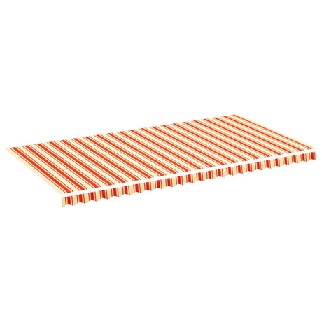 Vidaxl vervangingsdoek voor luifel 600x300 cm polyester geel en oranje