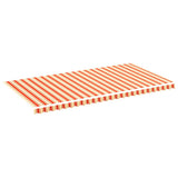 Vidaxl vervangingsdoek voor luifel 6x3 m geel en oranje